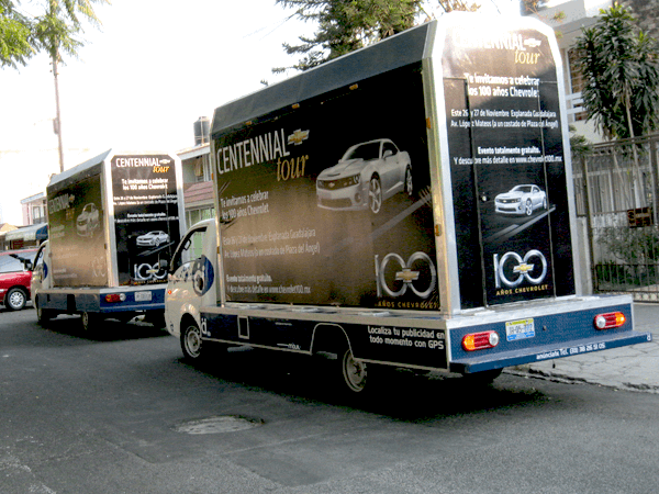 Apa Publicidad Mvil con Gps Centennial Tours